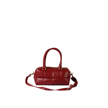 Red Quilted Handbag for Women