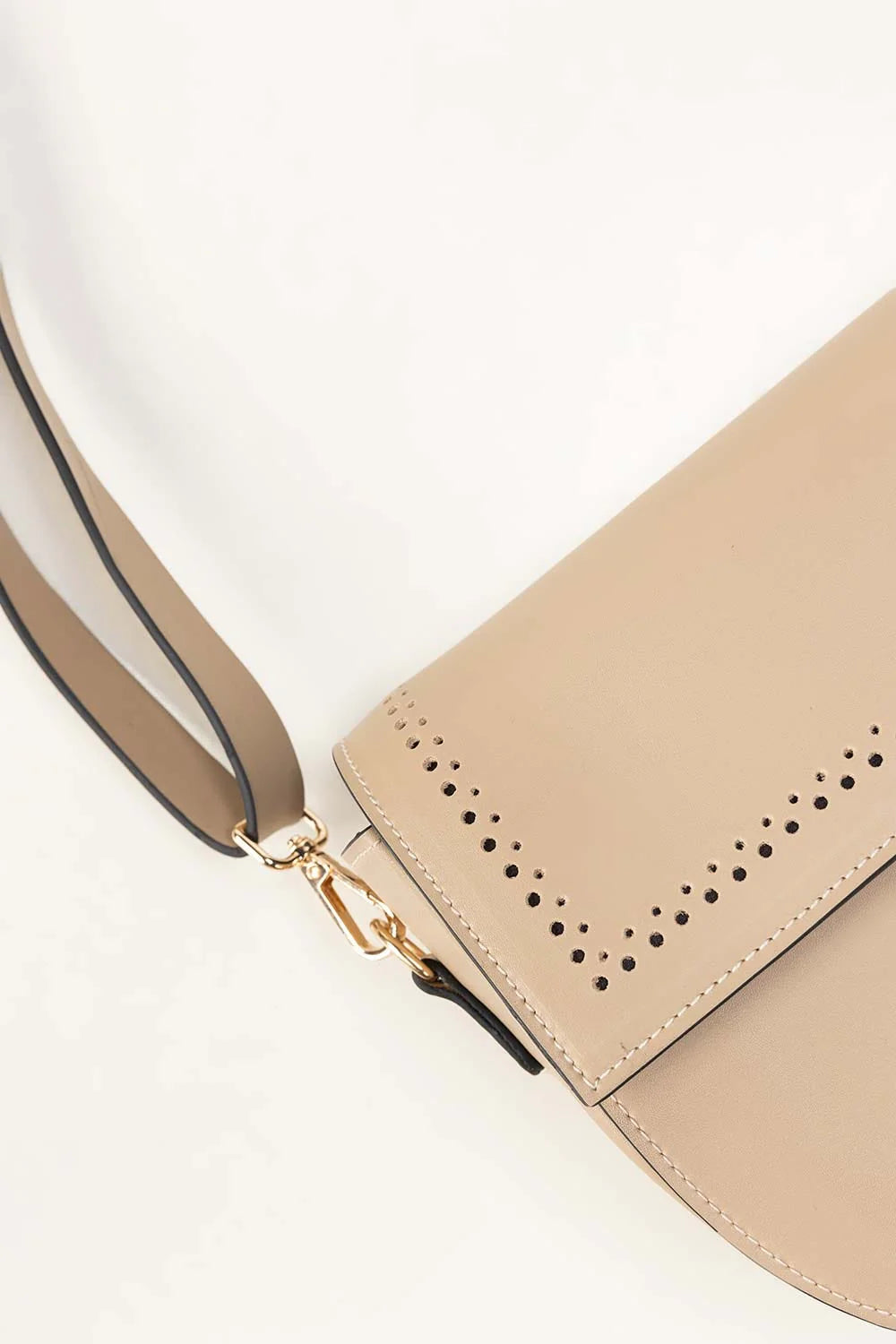 Beige Cross Body Bag