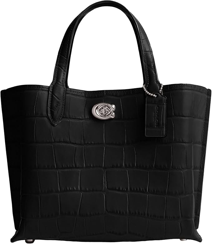 Women's Embossed Croc Willow Tote 24
