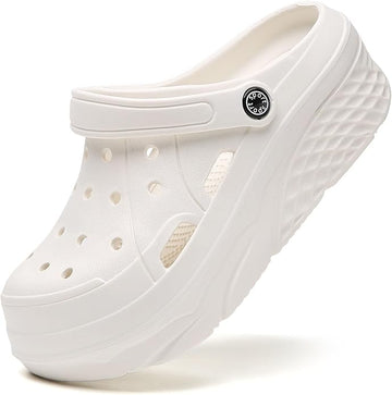 Women's Platform Clogs Slippers Slip On Slide Wedge Sandals for Women