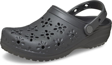 Unisex Adult Classic Floral Cut Out Clogs