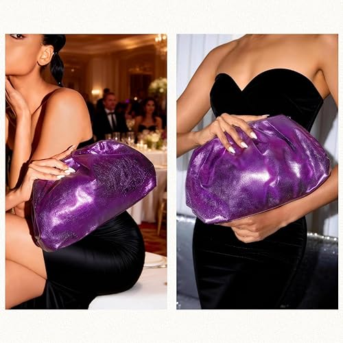 Soft Pleated PU Clutch