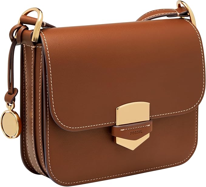 Lennox Leather Large or Small Flap Crossbody Purse Handbag For Women