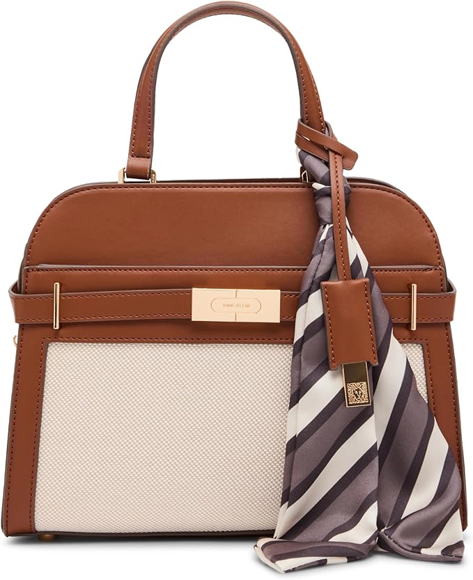 Women's Belted Medium Satchel With Convertible Strap