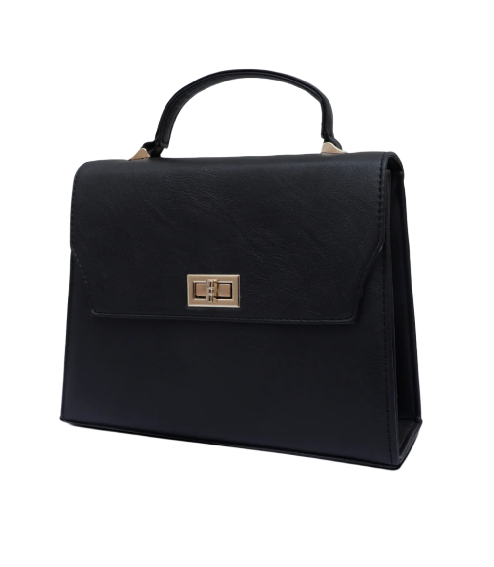 Black Women Boxy Bag