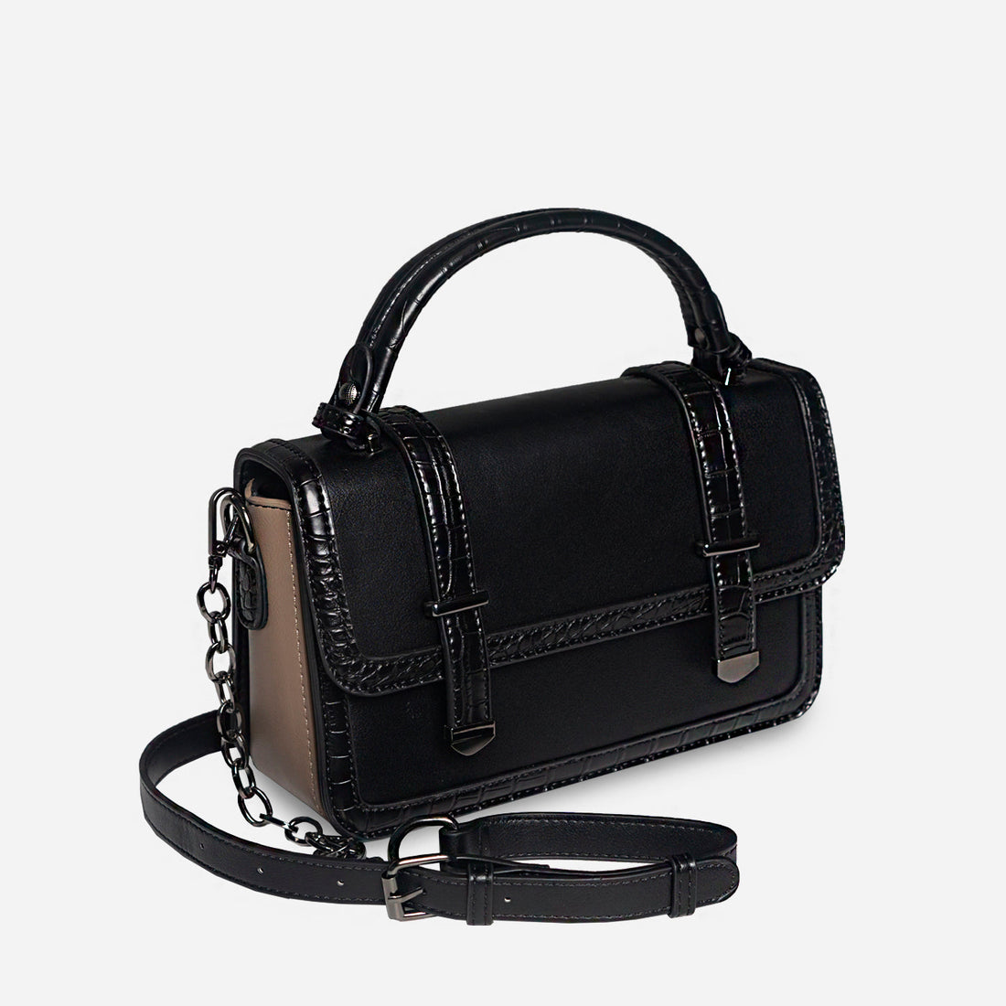 Chroma Croc Shoulder Bag