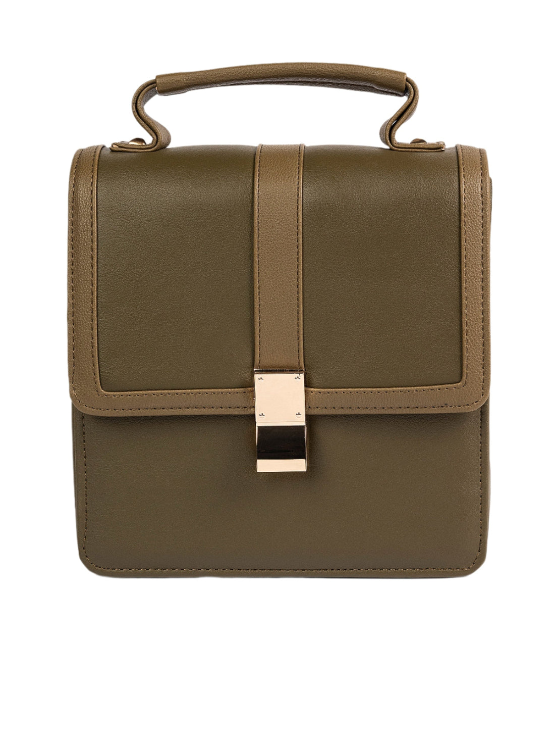 Dark Green Casual Handbag
