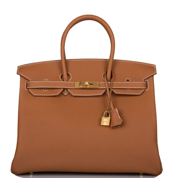 Hermes Gold Togo Birkin 35cm Gold Hardware
