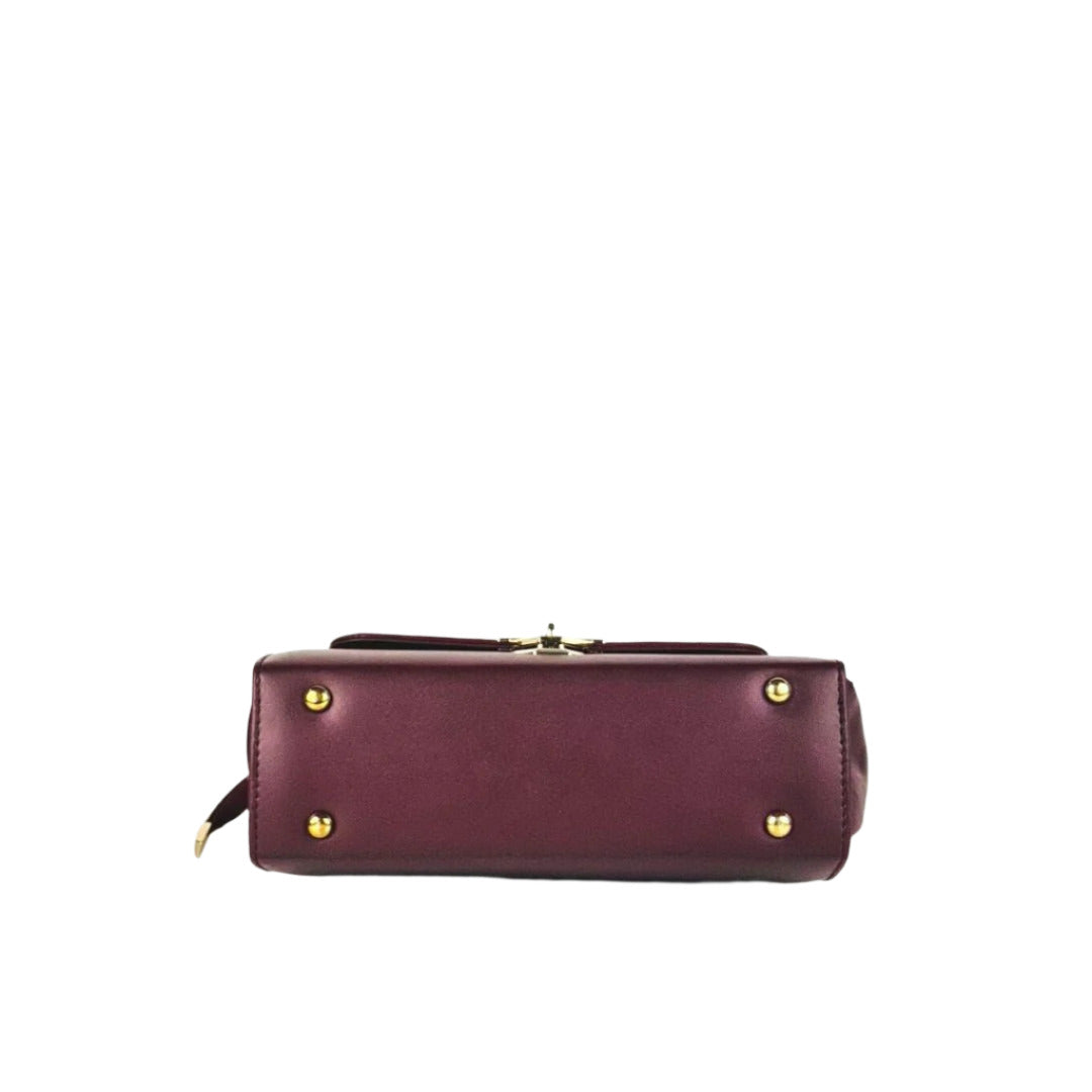 Maroon Swig Handbag