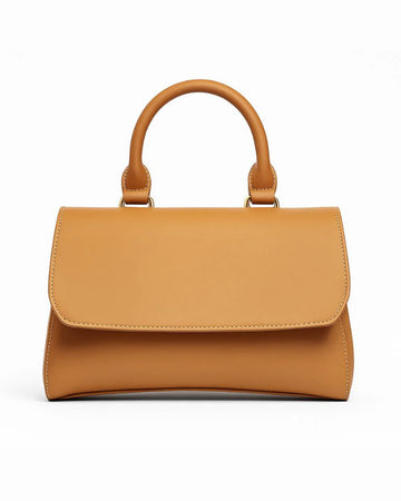 Milano Tan Leather Handbag