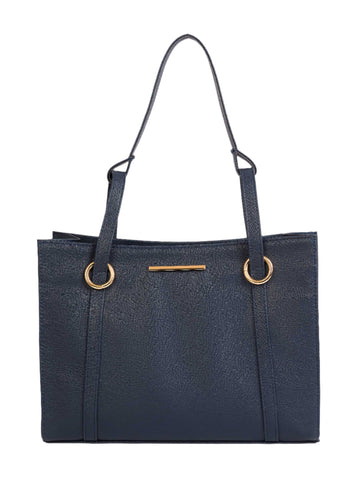 Navy Classic Handbag