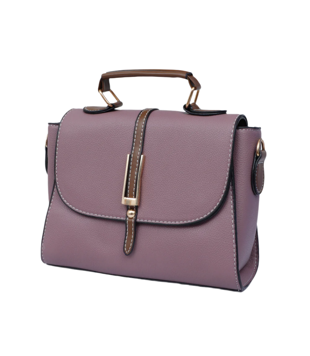 Purple Women Boxy Bag