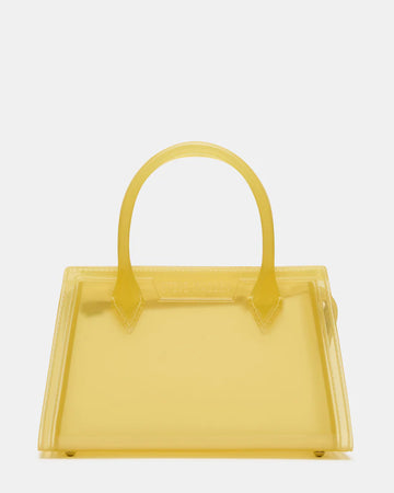 Translucent Yellow Jelly Handle Bag