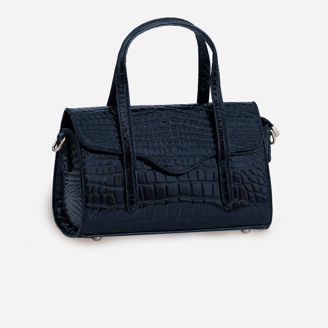 Shelby Croc Shoulder Bag