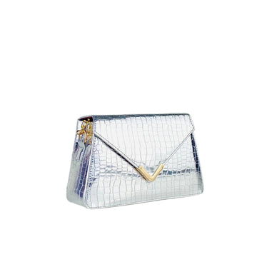 Silver Vee Crossbody