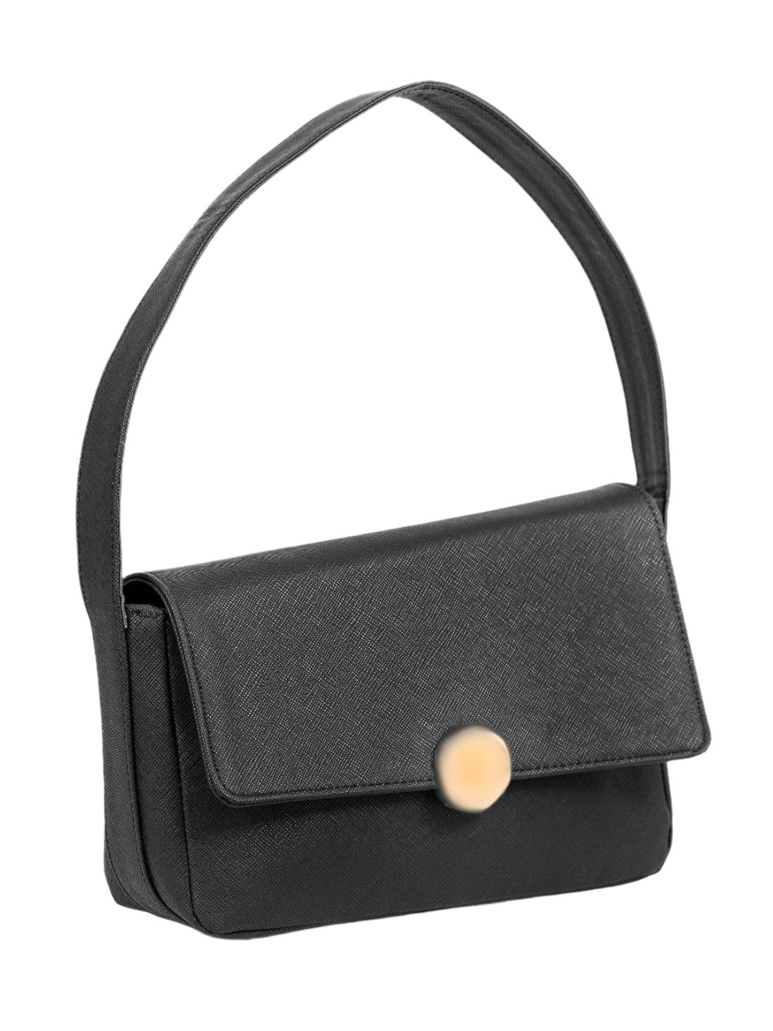 Stylish Black Classic Handbag