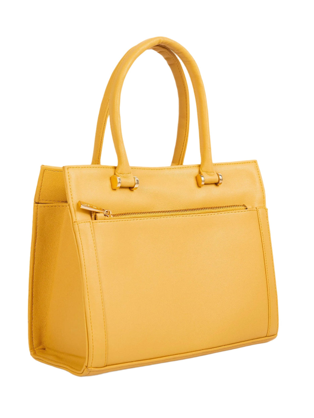 Stylish Yellow Classic Handbag