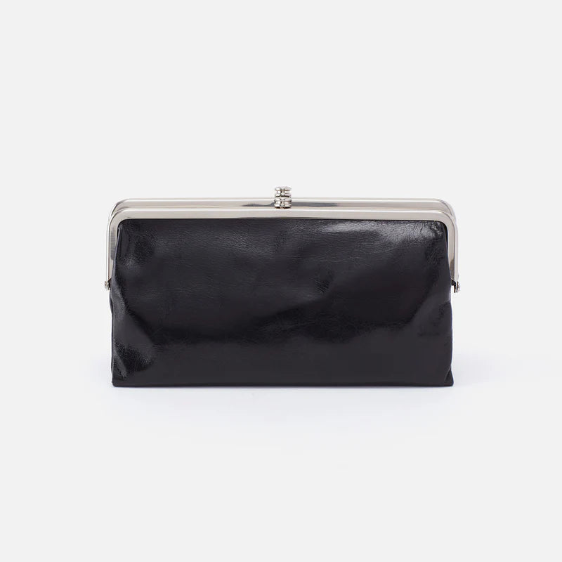 Peach Framed Clutch Wallet
