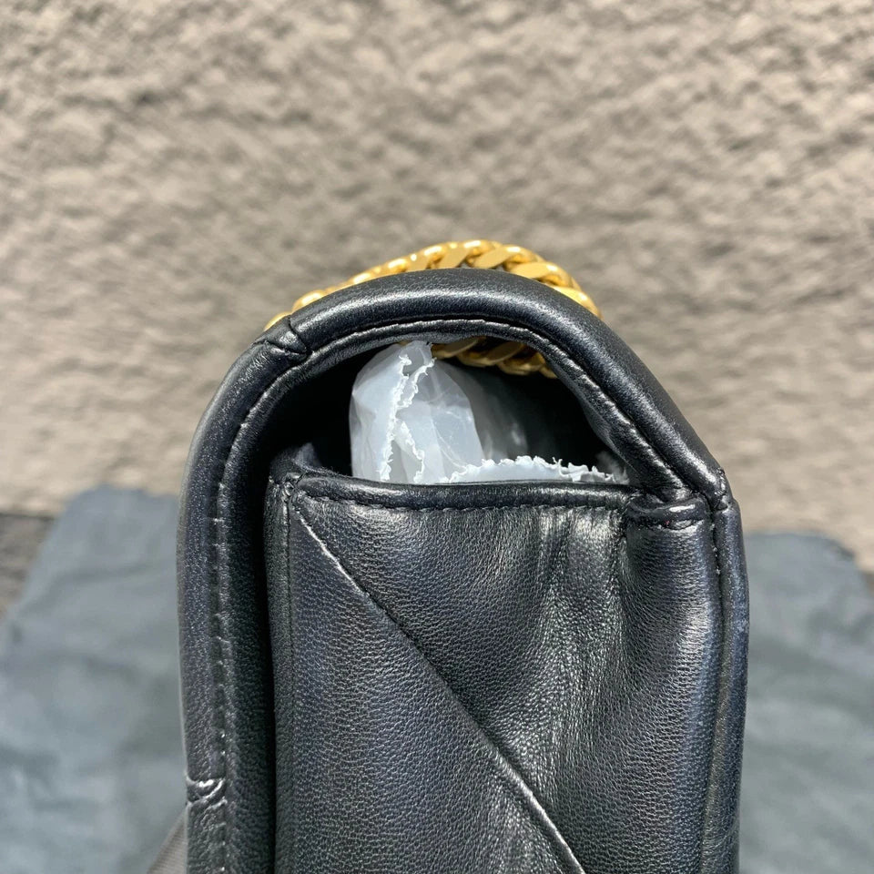 jamie handbag small lambskin black