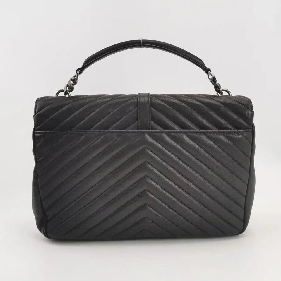 college leather bag